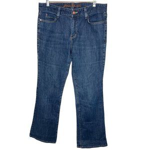 Eddie Bauer est 1920 classic blue Baltic wash boot cut